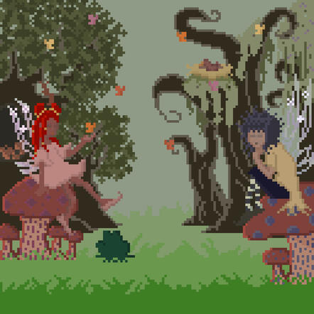 fairies in the field